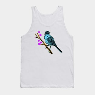 Blue Bird Looking for a Nest Tank Top